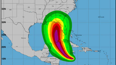 La tormenta tropical Ian podría convertirse en un huracán de categoría 4 sobre el golfo de México
