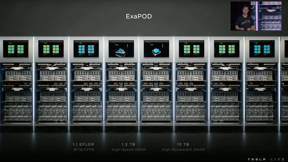 Tesla presenta su supercomputador Dojo para el aprendizaje automático de inteligencia artificial (VIDEO)