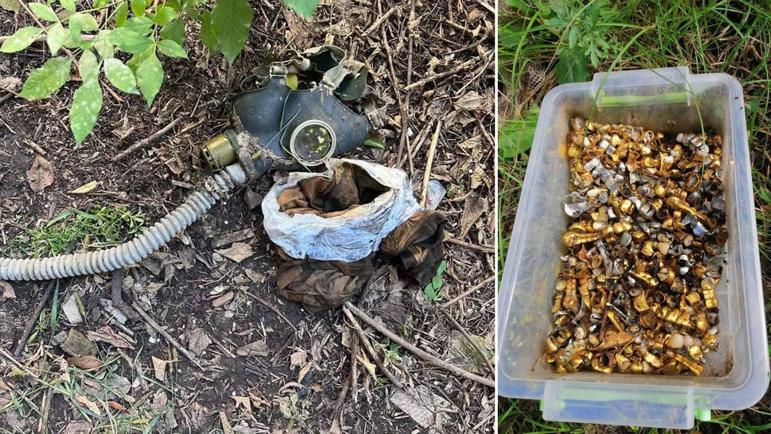 Bild: Una caja llena de dientes exhibida por Kiev para culpar a Rusia de supuestas torturas, pertenece a un dentista local