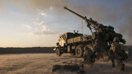 Francia entregará a Ucrania más obuses Caesar que iban destinados a Dinamarca