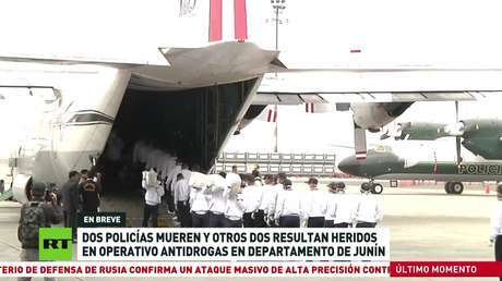 Perú: Un operativo antidrogas se salda con dos policías muertos y otros dos heridos en el departamento de Junín