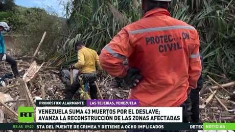 Venezuela suma 43 muertos por el deslave, mientras avanza la reconstrucción de las zonas afectadas
