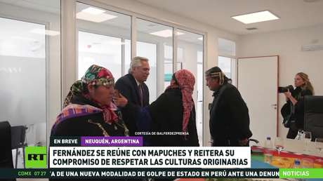 Fernández se reúne con mapuches y reitera su compromiso con el respeto de las culturas originarias
