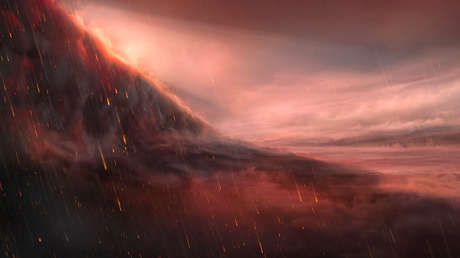 Descubren el elemento más pesado detectado hasta ahora en la atmósfera de un exoplaneta tan caliente que llueve hierro