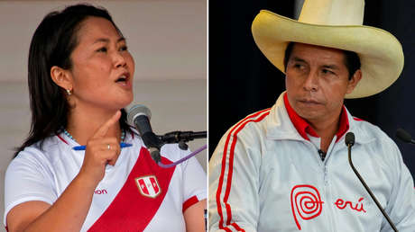 Pedro Castillo y Keiko Fujimori aparecen por error como fallecidos en la base nacional de defunciones
