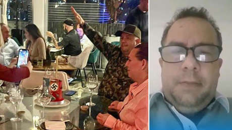 Hombre se disculpa en un video tras celebrar su cumpleaños con simbología nazi en un restaurante de Caracas