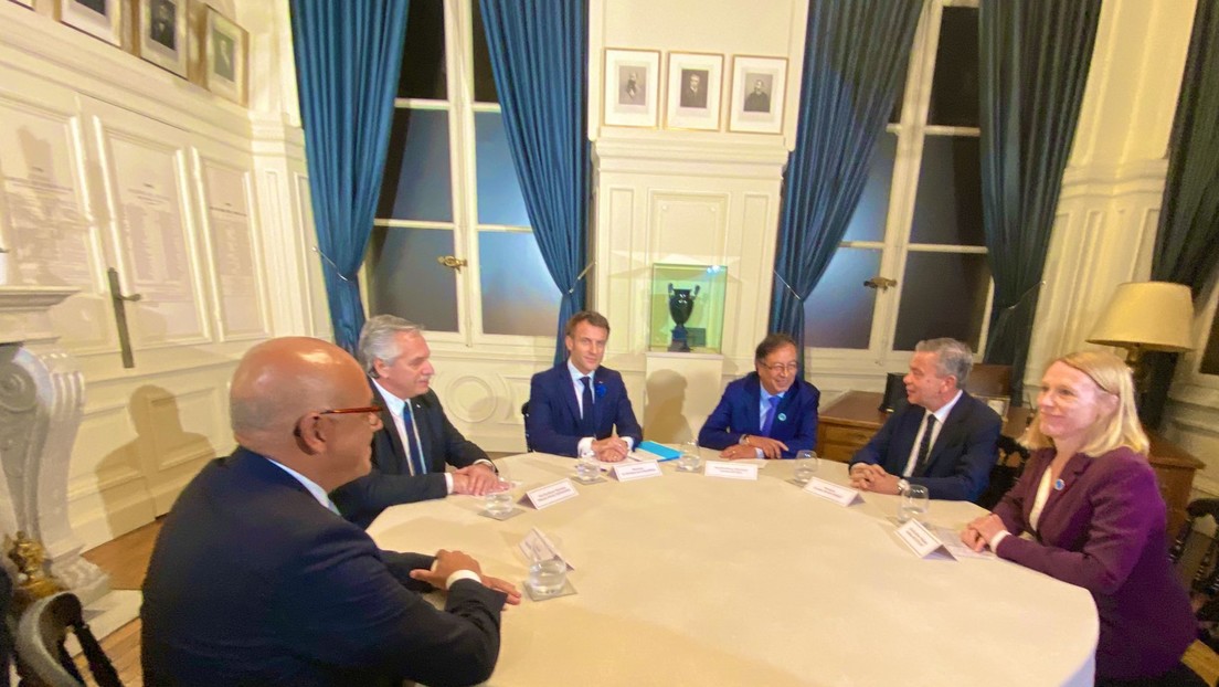 El jefe del Parlamento venezolano elogia la "muy fructífera" reunión con Macron, Fernández y Petro