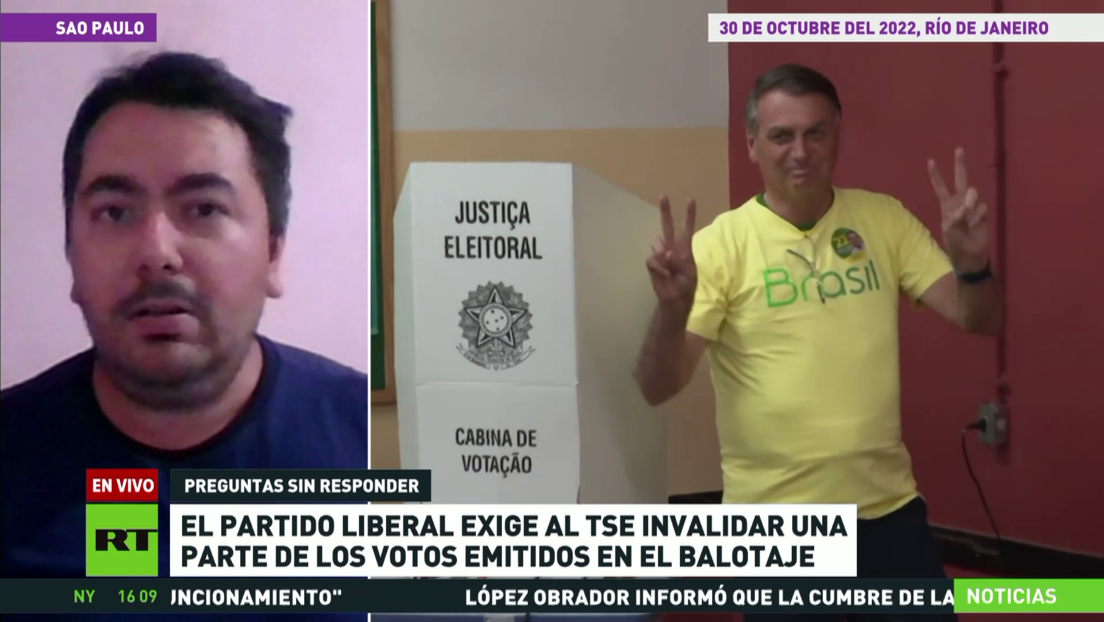 Experto: La demanda de Bolsonaro intenta alimentar la falsa idea de que las elecciones fueron parciales
