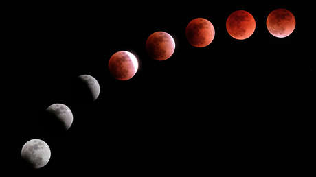 VIDEO: La Luna protagoniza un "espectáculo cósmico" con su último eclipse total hasta el año 2025