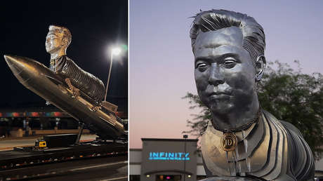 VIDEO: Fans de Elon Musk le erigen un monumento de 600.000 dólares