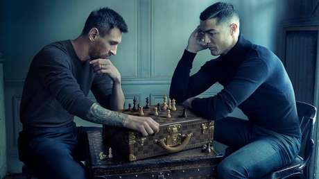 Louis Vuitton reúne a Messi y a Ronaldo en su nueva publicidad y enloquece a la Red (FOTO)