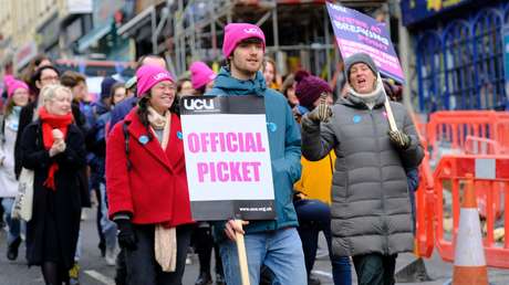Comienza en Reino Unido "la huelga más grande en la historia" del personal universitario