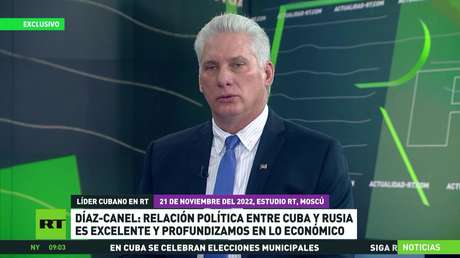 Díaz-Canel a RT: La relación política entre Cuba y Rusia es excelente y profundizamos en lo económico