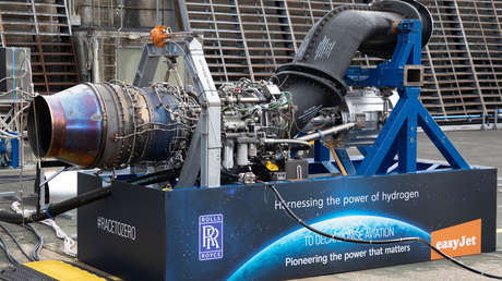 Rolls-Royce y EasyJet realizan la primera prueba de un motor de avión propulsado por hidrógeno
