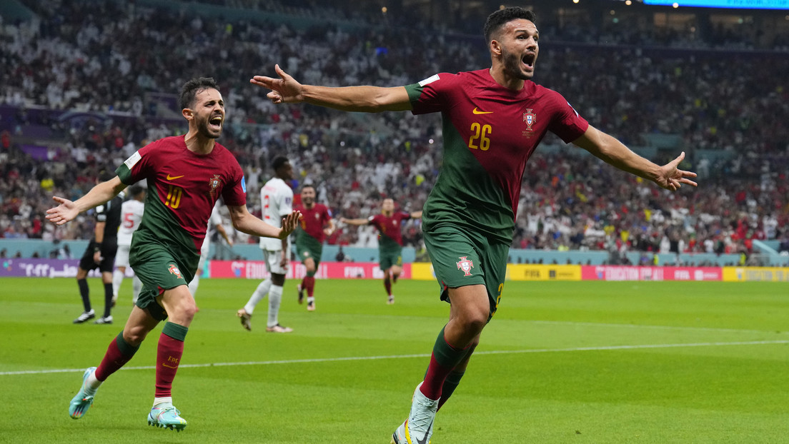 Portugal clasifica a los cuartos de final al derrotar a Suiza 6-1