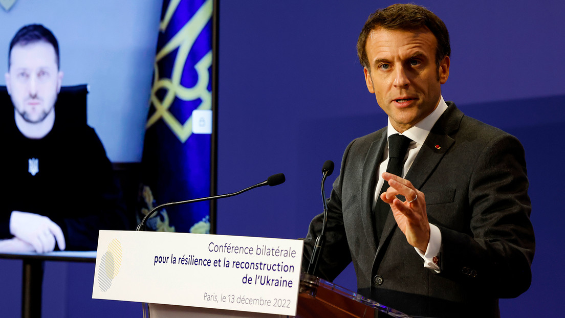 Macron: La adhesión de Ucrania a la OTAN sería un paso hacia la confrontación con Moscú