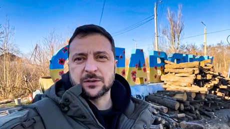 Zelenski afirma haber visitado la ciudad de Slaviansk en Donbass