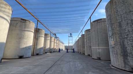 Construyen una cúpula protectora contra proyectiles y bombas en la central nuclear de Zaporozhie