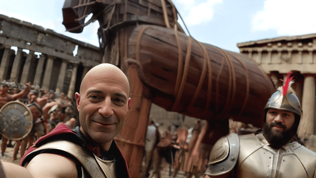 Un internauta 'viaja' en el tiempo y se toma increíbles selfis gracias a la inteligencia artificial