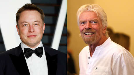 Branson cuenta cómo "saltó" de la cama y encontró a Musk en su casa antes de su vuelo espacial
