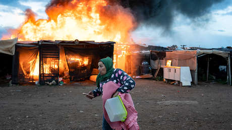 Denuncian el desalojo forzoso de migrantes de un asentamiento de chabolas al sur de España