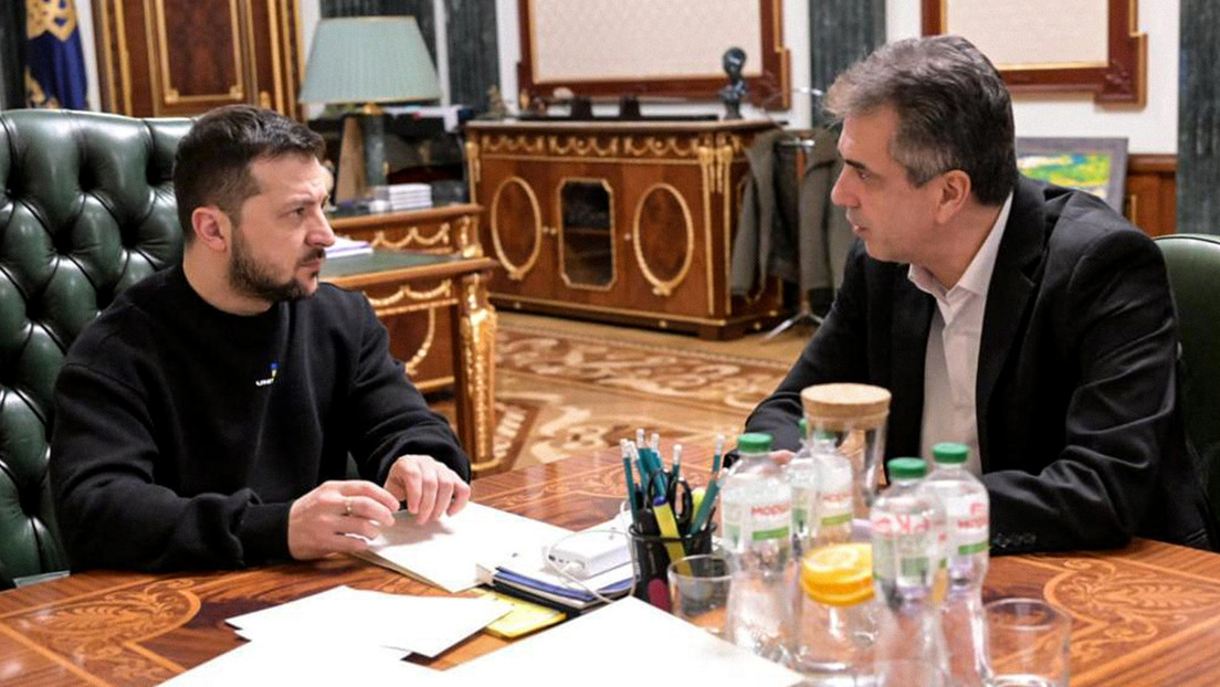 Zelenski califica a Irán de "enemigo común" en una conversación con el canciller de Israel