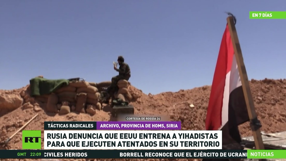 Rusia denuncia que EE.UU. entrena a yihadistas para que ejecuten atentados en su territorio