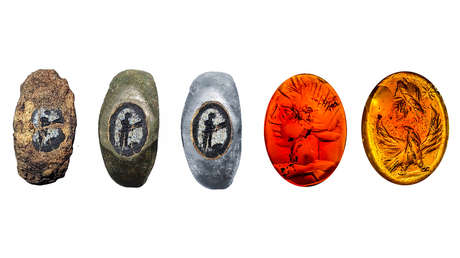 Gemas únicas de bañistas romanos perdidas hace 2.000 años son halladas en Inglaterra