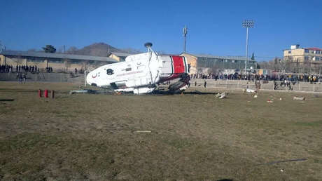 Se estrella un helicóptero que transportaba a un ministro iraní