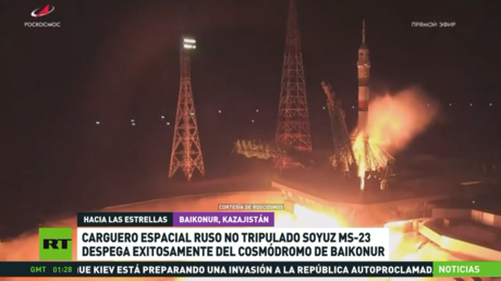 Despega con éxito la nave espacial rusa no tripulada Soyuz MS-23