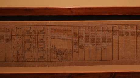 Muestran en un asombroso estado de conservación fragmentos del 'Libro de los Muertos' del antiguo Egipto