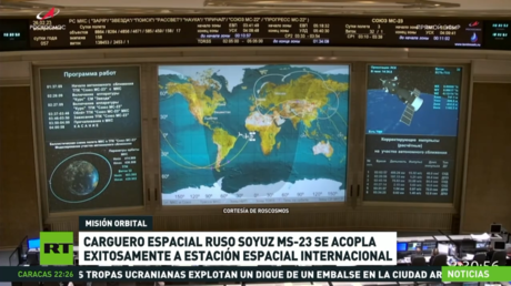 La nave espacial rusa Soyuz MS-23 se acopla con éxito a la Estación Espacial Internacional