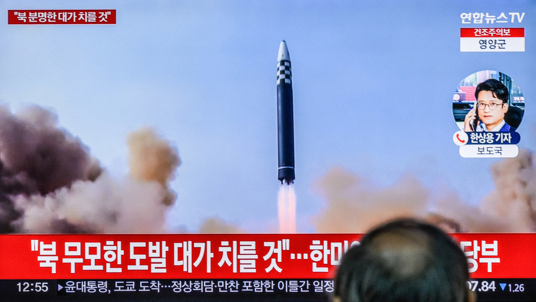 Corea del Norte lanza un misil balístico hacia el mar de Japón