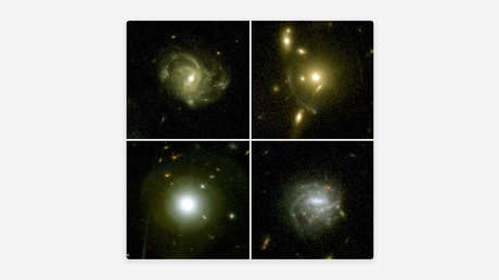 Este mosaico de imágenes de galaxias es el nuevo 'tesoro' obtenido por el James Webb