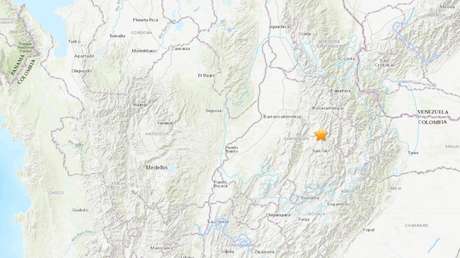 Un sismo de magnitud 5,9 sacude gran parte de Colombia