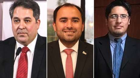 Édgar Melgarejo, Jorge Bogarín y Vicente Ferreira