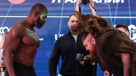 Duelo de bestias: dos peleadores dan un espectáculo 'salvaje' en el careo previo a su combate (VIDEO)