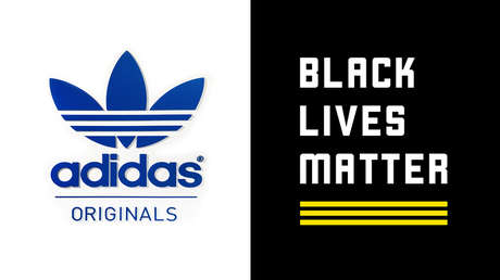 Adidas cree que un diseño de Black Lives Matter 'se confunde' con su icónico logotipo de las tres rayas
