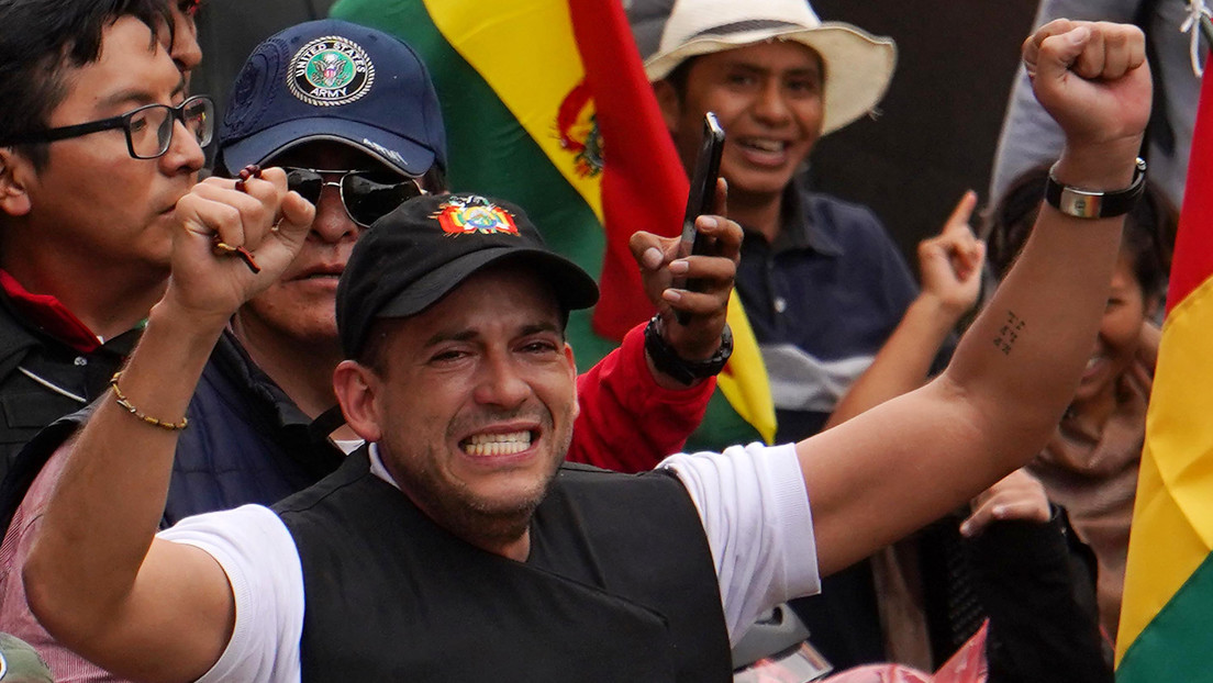 El encarcelado gobernador de la provincia de Santa Cruz, Luis Fernando Camacho