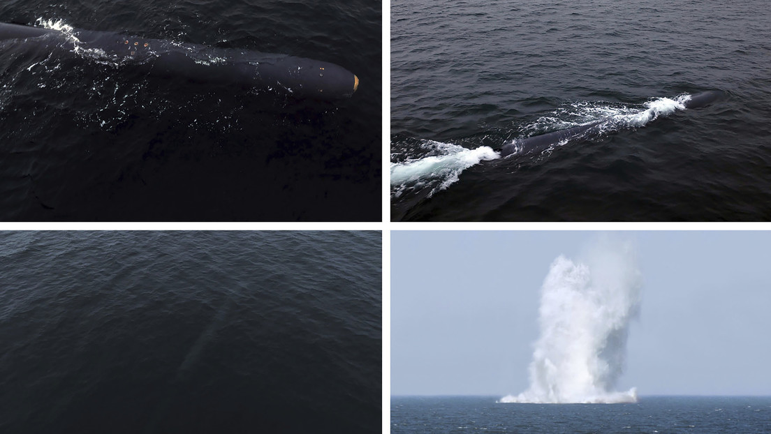 Corea del Norte prueba un dron submarino de ataque y demuestra su "capacidad mortal"