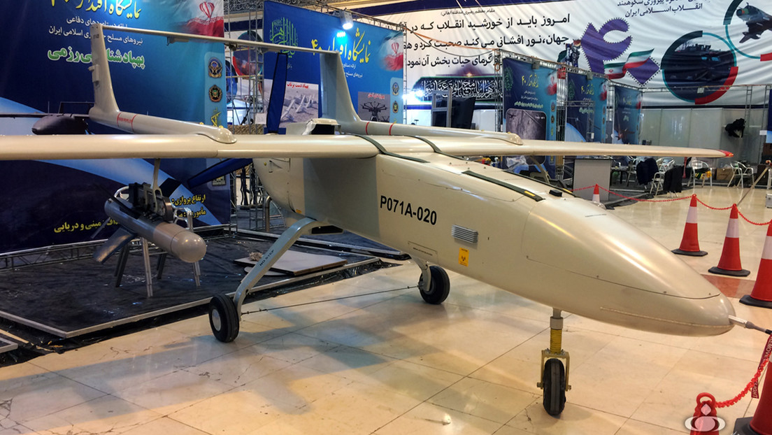 Irán presenta su primer dron de guerra electrónica desarrollado en el país (VIDEO)