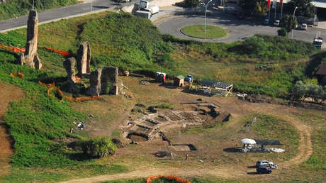 Descubren mosaicos de Medusa en una villa romana del siglo II