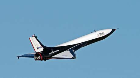 VIDEO: El avión espacial Mk-II Aurora despega por primera vez con un motor de cohete