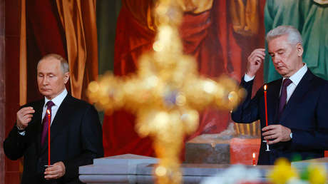 Putin felicita por la Pascua a los cristianos ortodoxos