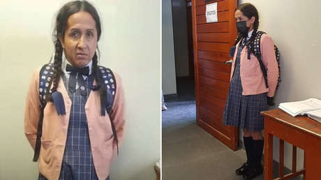 Detienen a un hombre con uniforme de colegiala en escuela femenina de Perú