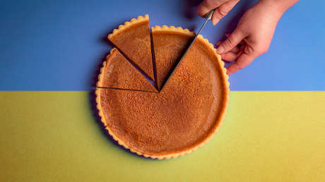 Zelenski compara el conflicto con Rusia con un pastel