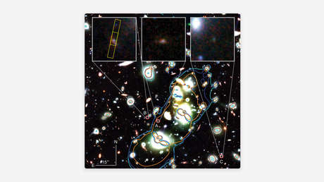 Descubren una galaxia de baja luminosidad en el universo primitivo