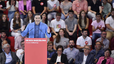 VIDEO: Activistas contra el cambio climático interrumpen a Sánchez durante un discurso en Barcelona