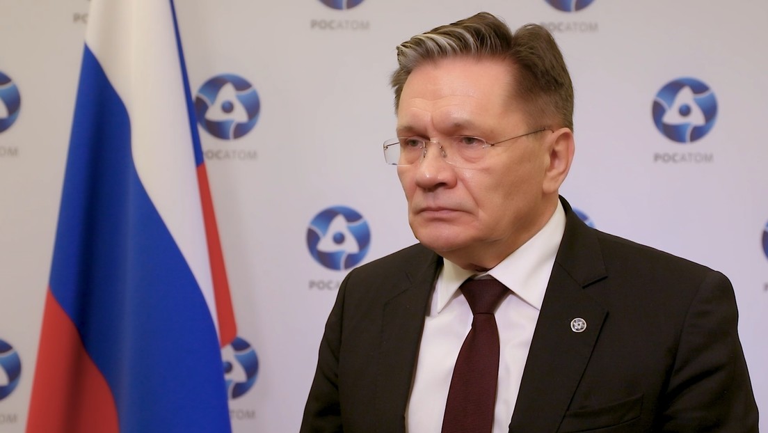 El director general de la corporación estatal rusa de energía atómica Rosatom, Alexéi Lijachov