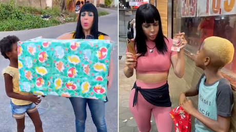 VIDEO: Investigadas por racismo dos 'influencers' que regalaron una banana y un mono de peluche a dos niños negros